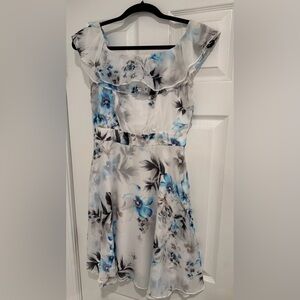 WHBM Fit and Flare Off Shoulder Dress-size 4